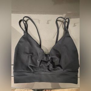 Glyder strappy sports bra XS black